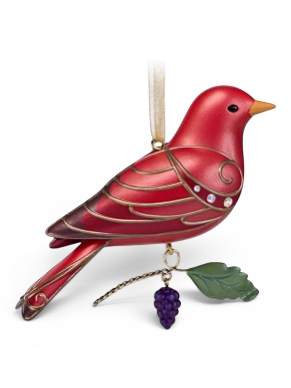 Hallmark Keepsake 2019 Summer Tanager Ornament NIB Beauty of Birds Sealed - Picture 3 of 11
